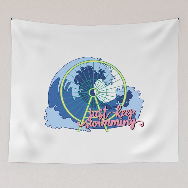 Item preview, Just keep swimming / Buck & Christopher 9-1-1 / 911 Buddie & Chris designed and sold by Noodly Doodles.