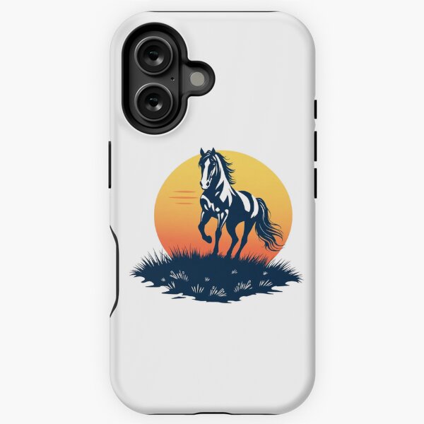 Aperçu de l'œuvre Graffiti urbain Sunset Horse créée et vendue par AuraMotivate.