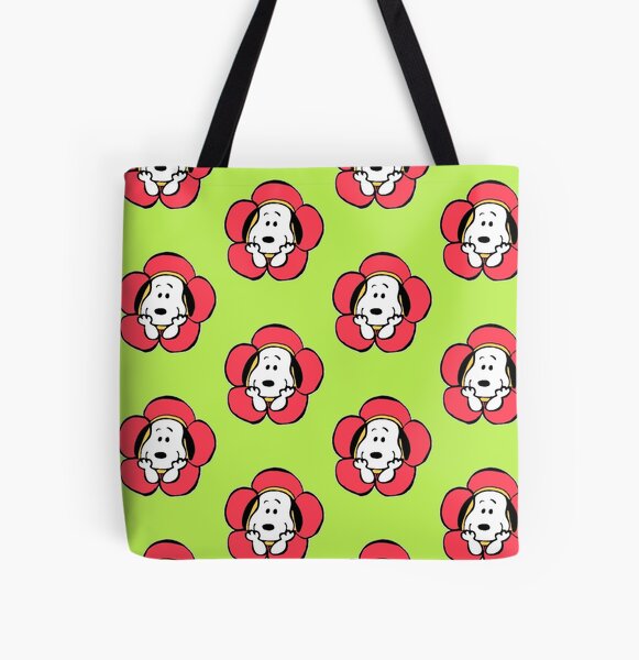 Vista previa del artículo con la obra «Snoopy florido», diseñado y vendido por mlyllg.