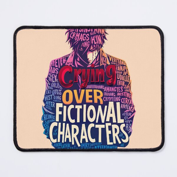 Item preview, Crying over fictional characters, typography designed and sold by maxmaj.