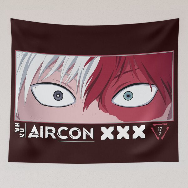Item preview, AirCon Anime Eyes Japanese Cozy Anime Style designed and sold by Otakurypto.