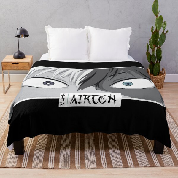 Item preview, AirCon Anime Eyes Monochrome Japanese Cozy Manga designed and sold by Otakurypto.