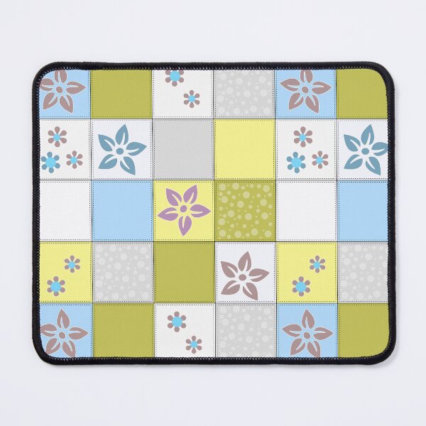Item preview, Lazy patchwork sewing from colorful patches with stitching designed and sold by fuzzyfox.