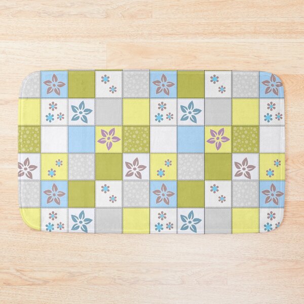Item preview, Lazy patchwork sewing from colorful patches with stitching designed and sold by fuzzyfox.