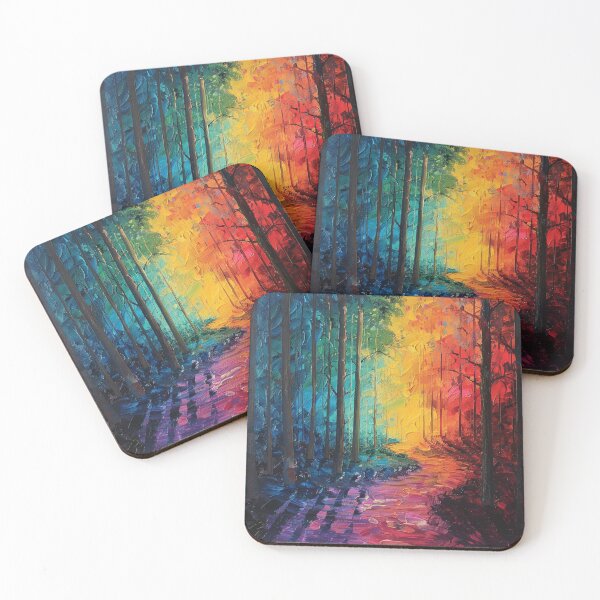 Item preview, Rainbow Forest Path designed and sold by Myra365Art.