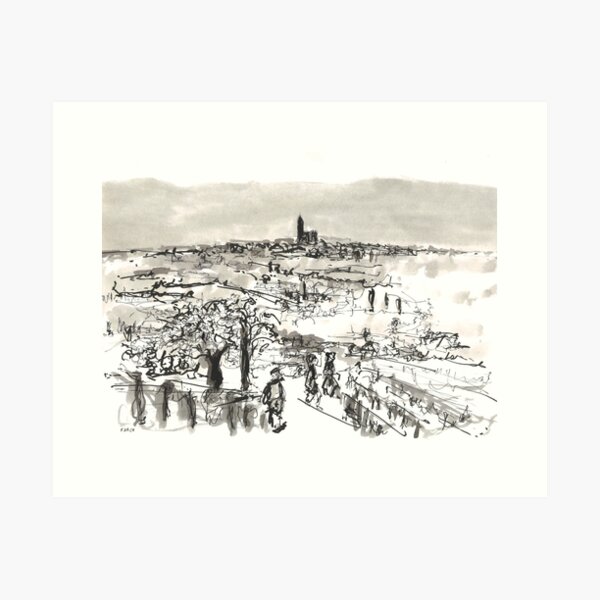 Item preview,  View of the plain of Alsace designed and sold by FredericBach.