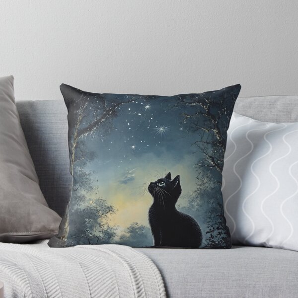 Item preview, Feline Shadows in the Night designed and sold by El_Cuervo_de_Humboldt.