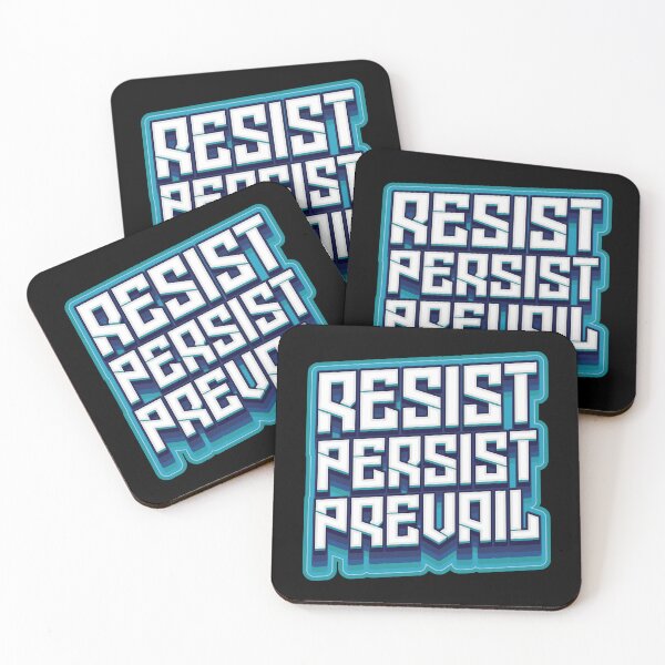 Item preview, Resist Persist Prevail - Funny Sarcastic  designed and sold by Whimsical  Thinker.