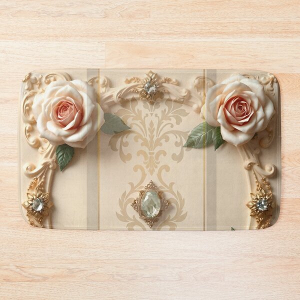 Item preview, Alabaster & Striped Damask designed and sold by DesignsByPrnces.