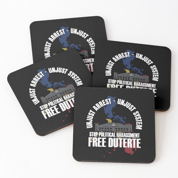 Item preview, Unjust Arrest - Unjust System: Free Duterte | Stop Political Harassment | Philippine Political Injustice Design designed and sold by Prints-N-Tees.