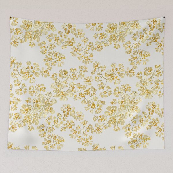 Item preview, Elegant Golden Yellow Floral Pattern designed and sold by CoolPixels.