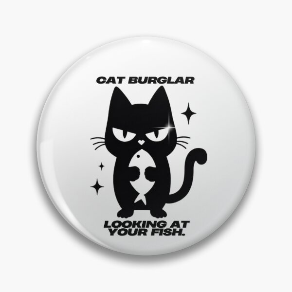 Item preview, Cat Burglar: looking at your fish designed and sold by mamacub.