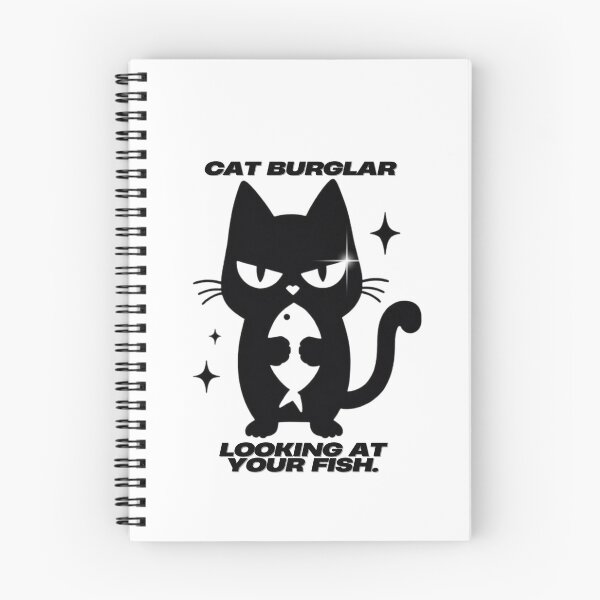 Item preview, Cat Burglar: looking at your fish designed and sold by mamacub.