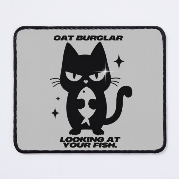 Item preview, Cat Burglar: looking at your fish designed and sold by mamacub.