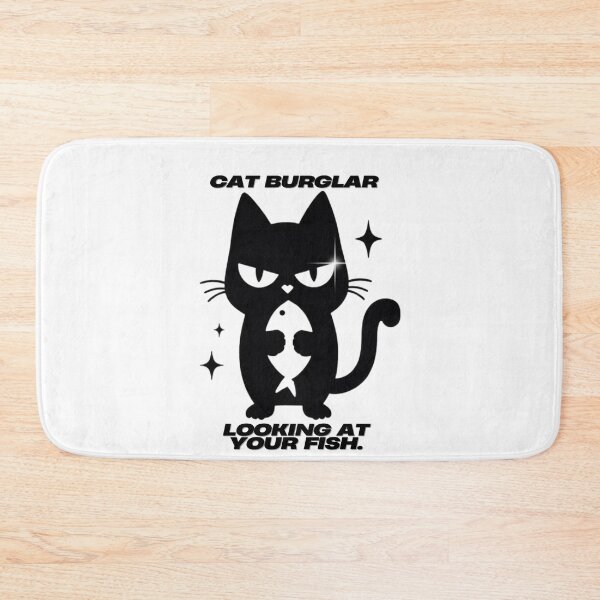 Item preview, Cat Burglar: looking at your fish designed and sold by mamacub.