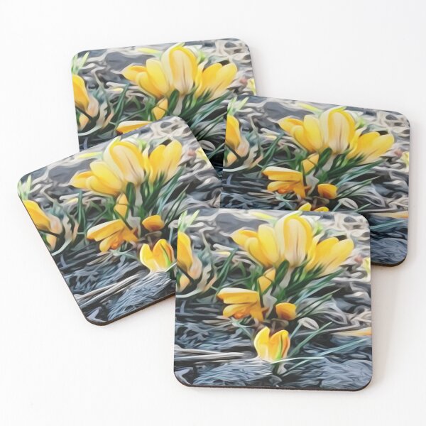 Item preview,   Yellow crocuses in artistic style.  designed and sold by TAnnao.