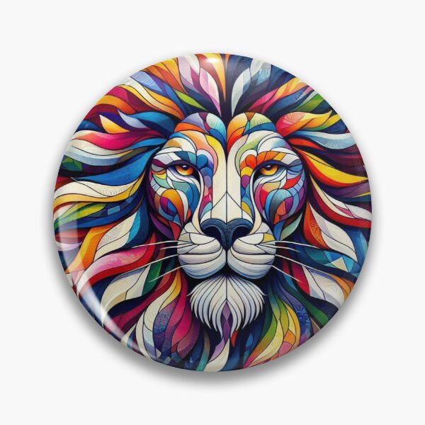 Item preview, Mosaic Lion Decorative Artwork designed and sold by purplesensation.