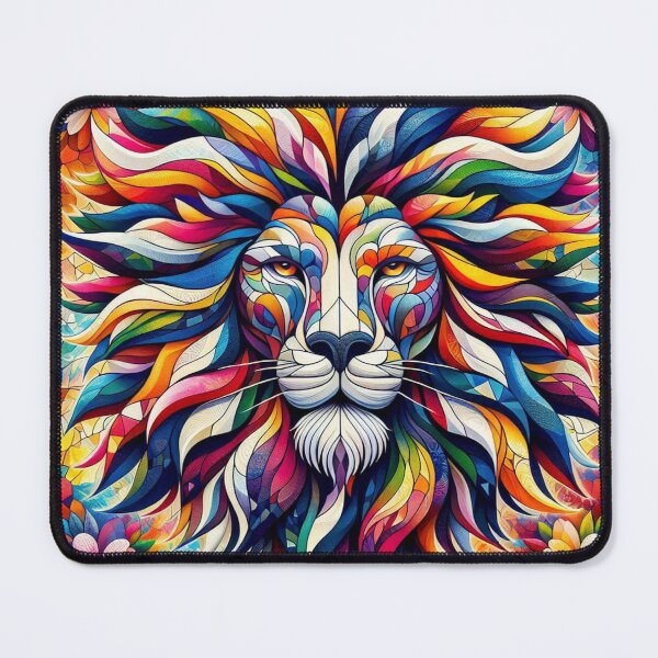 Item preview, Mosaic Lion Decorative Artwork designed and sold by purplesensation.