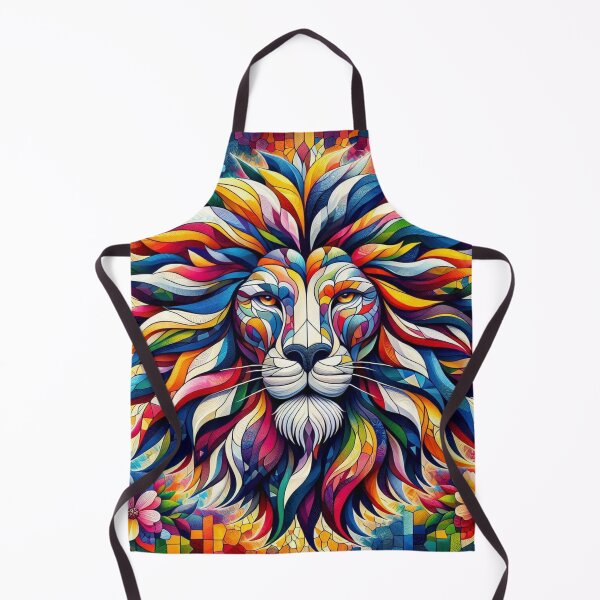 Item preview, Mosaic Lion Decorative Artwork designed and sold by purplesensation.