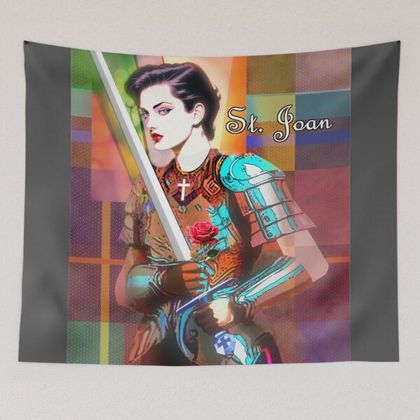 Item preview, St. Joan of Arc – The Warrior Saint designed and sold by Sanctum Icons.