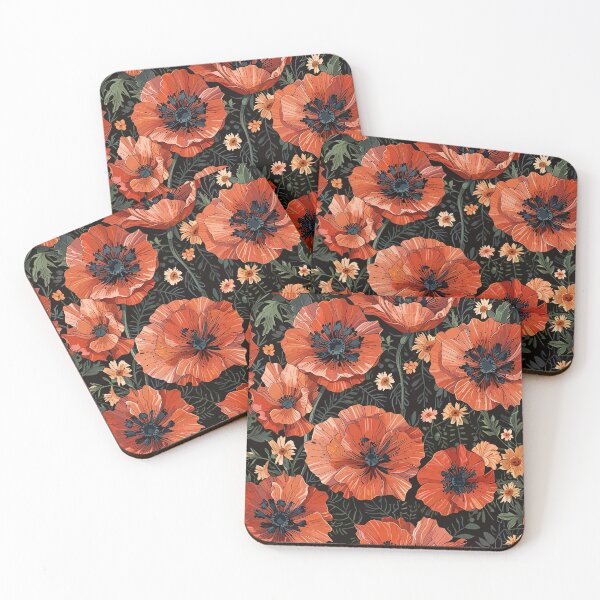 Item preview, Oriental Poppy flowers designed and sold by CoolPixels.