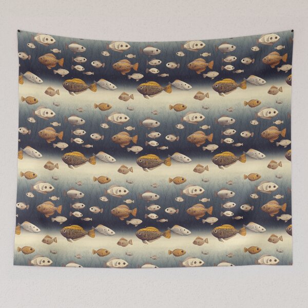 Item preview, We swim together with crazy fish. designed and sold by Dreaming Shell.