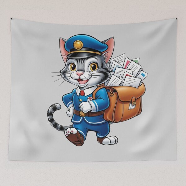 Item preview,  Cat the Postman designed and sold by Nature's Palette.