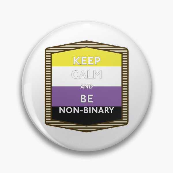 Item preview, LGBTQIA+ - Keep Calm and be Non-Binary designed and sold by CC-ArtOnline.