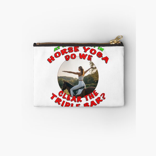 Item preview, Horse Yoga – Funny Equestrian Design | Clear the Triple Bar designed and sold by Michael van der Hoorn.
