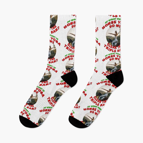 Item preview, Horse Yoga – Funny Equestrian Design | Clear the Triple Bar designed and sold by Michael van der Hoorn.