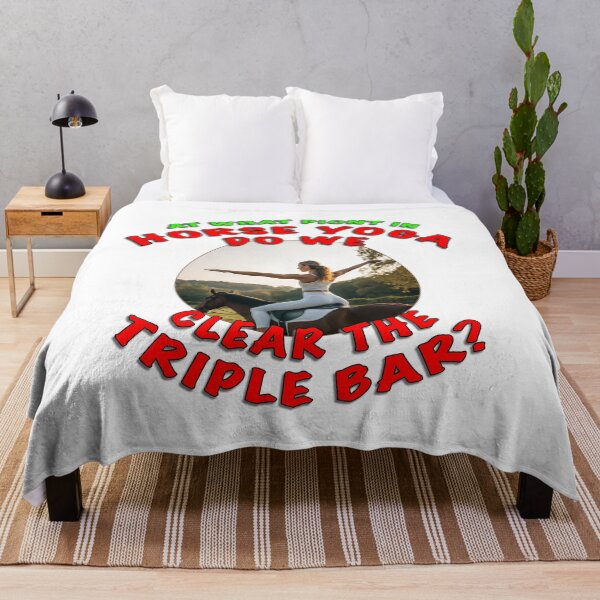 Item preview, Horse Yoga – Funny Equestrian Design | Clear the Triple Bar designed and sold by Michael van der Hoorn.