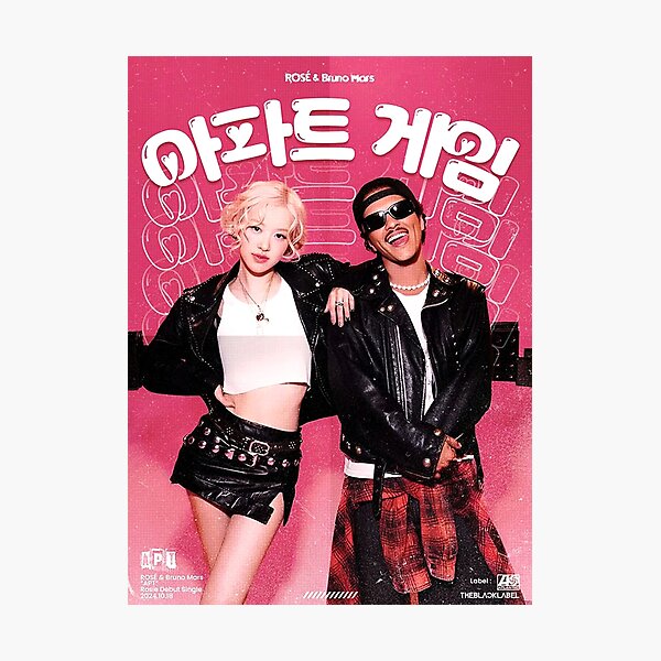 Item preview, Apt. Apt. - Rose and Bruno Mars song designed and sold by Kdramasaddict.