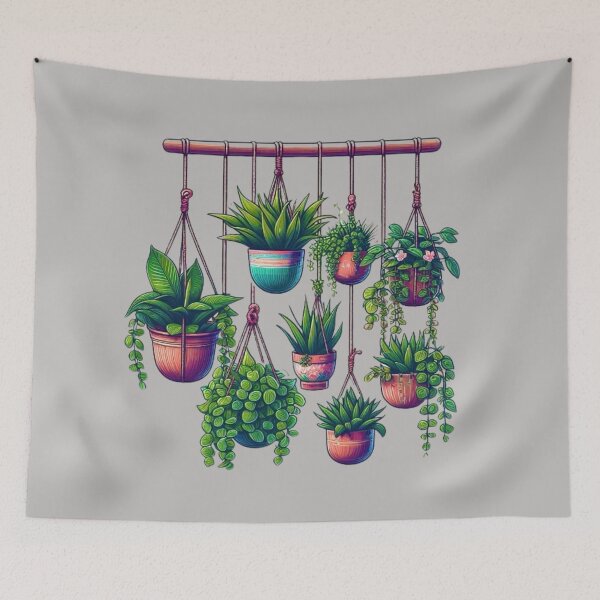 Item preview, Hanging Houseplants designed and sold by Myra365Art.