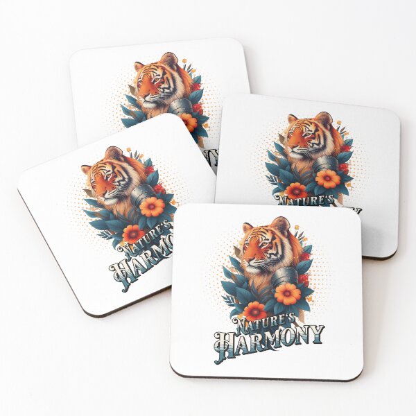 Item preview, Nature in Harmony 1 - the blooming tiger designed and sold by Earth Celebration Designs.