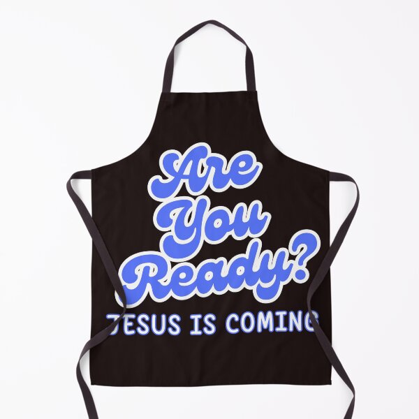 Item preview, Are You Ready? Jesus is Coming – Christian Faith Design white designed and sold by PolynesianGrace.