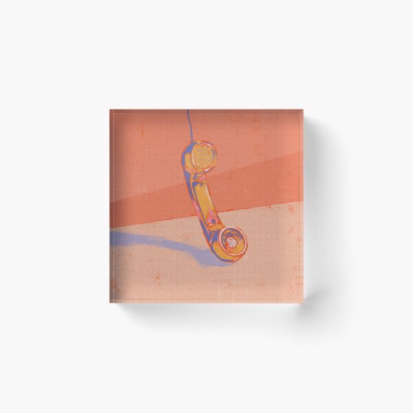 Item preview, Classic vintage telephone hanging off the hook designed and sold by LMW-Art-Studio.