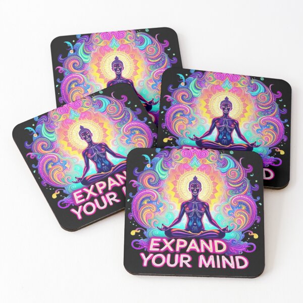 Item preview, Expand Your Mind – Psychedelic Yoga and Meditation Art designed and sold by ARTReMi.