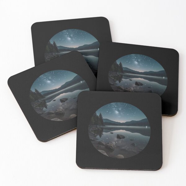 Item preview, Full Moon Over a Forest Lake designed and sold by KajalGulgulia.