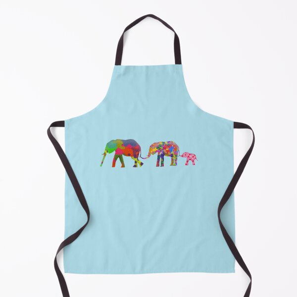 Item preview, 3 Colorful Elephants Holding Tails - Pop Art designed and sold by ibadishi.