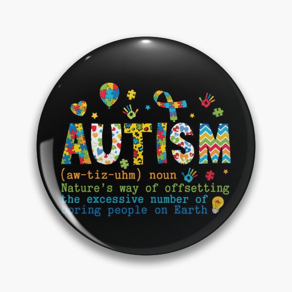 Item preview, Unboring Autism: Nature's Offset Tee designed and sold by DarylWelsh2024.