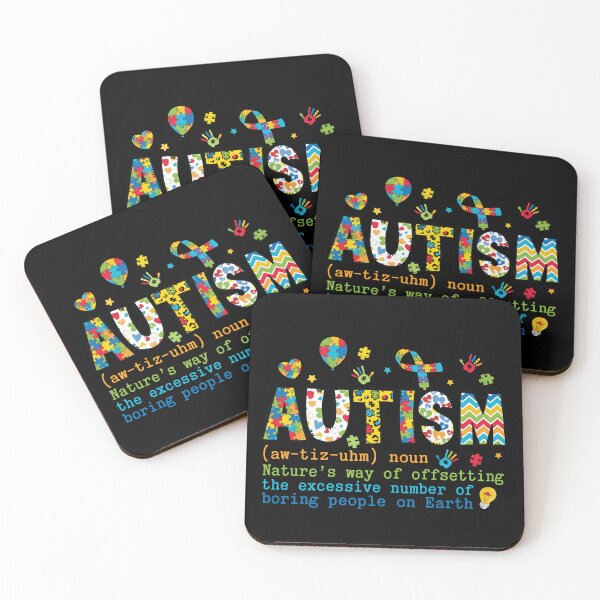 Item preview, Unboring Autism: Nature's Offset Tee designed and sold by DarylWelsh2024.