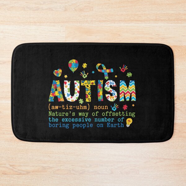 Item preview, Unboring Autism: Nature's Offset Tee designed and sold by DarylWelsh2024.