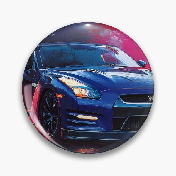Item preview, Blue Thunder – Nissan GT-R V-Spec R35 Pop Art X designed and sold by AutoPopStudio.