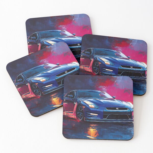 Item preview, Blue Thunder – Nissan GT-R V-Spec R35 Pop Art X designed and sold by AutoPopStudio.