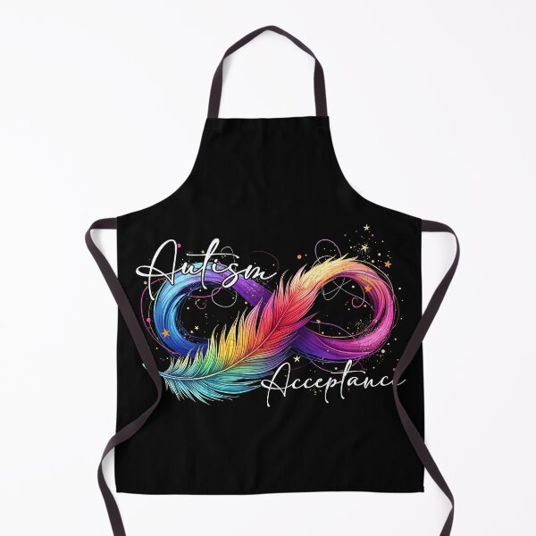 Item preview, Gentle Infinity: Autism Acceptance Feather Tee designed and sold by DarylWelsh2024.