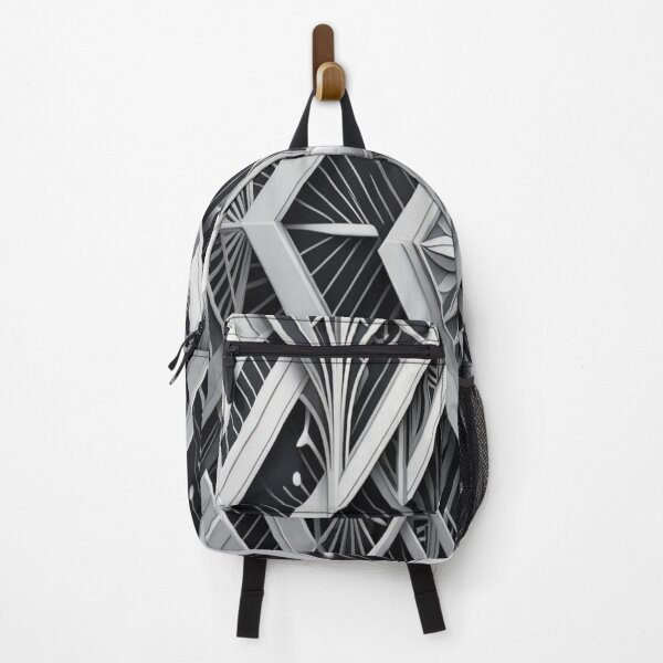Item preview, Elegance in Monochrome: A Symmetrical Art Deco Masterpiece designed and sold by Artisfunforme.