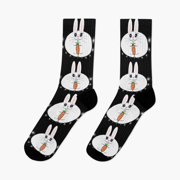 Item preview, A cute bunny (Rabbit) loves Carrots  designed and sold by Shirley cute art .
