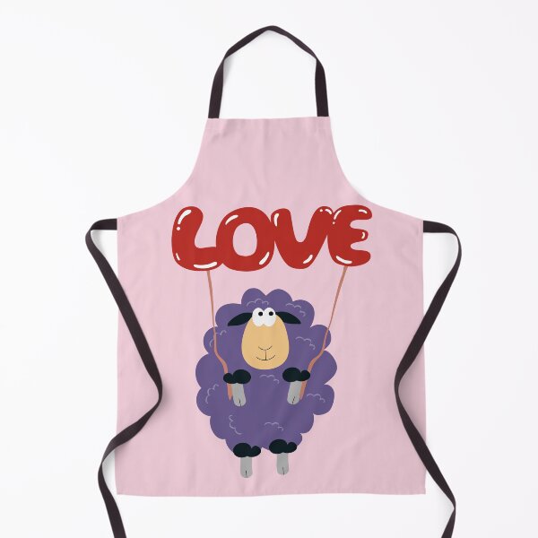 Item preview, Flat Design Illustration with Sheep Holding Love Balloons designed and sold by AlginaPugachova.