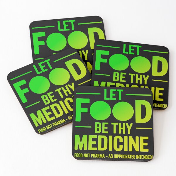 Item preview, Food Not Pharma Let Food Be Thy Medicine designed and sold by Amanda's Factory.