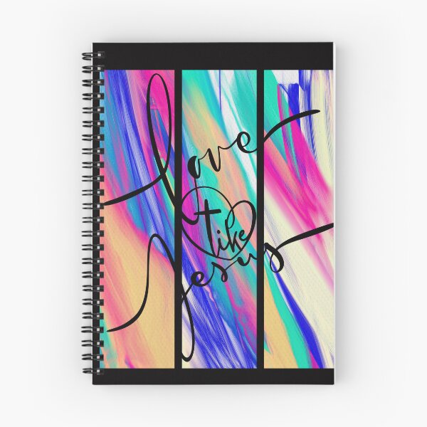 Item preview, Brush Stroke Love Like Jesus Heart and Cross designed and sold by Forevermore.